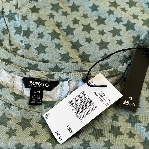 🆕 Buffalo by David Bitton Sleeveless Crop Star Top - Picture 5 of 7